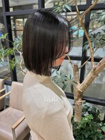 ジアン バイ ミルボン NU茶屋町+(GIEN by milbon)&nbsp;切りっぱなしボブ/丸くならないボブ／大人ボブ/中谷