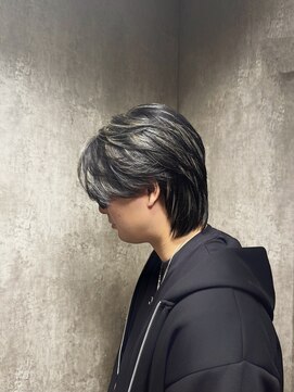オーロ(ORO) ニュアンスパーマ×メンズハイライト/10代/20代/30代