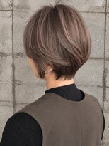 リトマス 二子玉川(litmus)&nbsp;二子玉川/大人ショートヘア/白髪ぼかし/ハイライト/艶髪