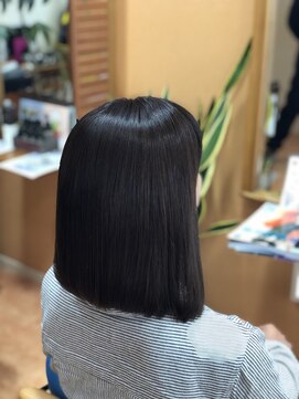 ヘアーフェイスカラーバー(hair face COLORBAR) 天然ミネラルストレート
