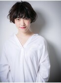 ネイビーカラーニュアンスマニッシュショートw浦和10代20代30代