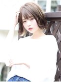 ショート/ボブ【厚めバング/ローライト/スリークボブ】