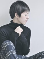 ココ 本八幡(KOKO)&nbsp;黒髪クラゲヘアーオリーブグレー小顔ココアベージュショート