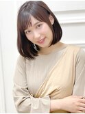 前髪ボブ/髪質改善/酸性矯正/30代/40代/50代/60代/グレイヘア
