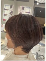 リーオオサカ(Lee Osaka)&nbsp;【Lee大阪店】クセ毛収まる小顔ショート/新出奈津樹