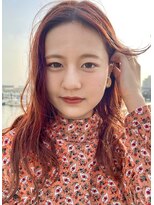 スリー スタンド(THREE STAND)&nbsp;20代30代40代50代ナチュラル小顔カットピンク切りっぱなし