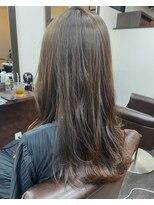 ヘアーサロン アウラ(hair salon aura)&nbsp;【aura】カラースタイル　カーキグレージュ