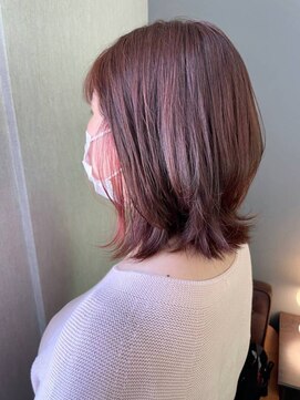 ココカラヘアー ニコ(cococara hair nico) インナーカラー/小顔/外ハネ/20代/30代/40代/ボブ