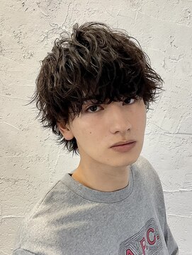 フィフス 原宿(fifth) 波巻きツイストスパイラルパーマツーブロックマッシュウルフ束感