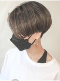 【モリオ原宿】前髪なしハンサムショート　刈り上げ