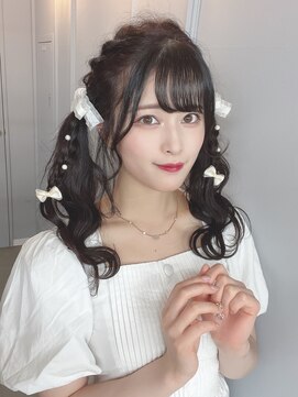 ローラン(ROULAND) アッシュブラック×ツインテール