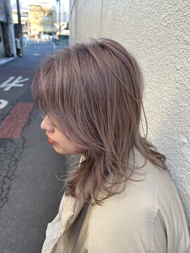 オアシス(oasis) 【oasisオグラ】パールプラチナグレージュ/ミディアムヘア