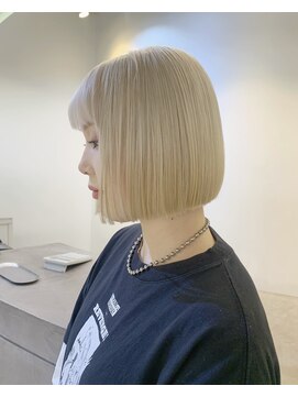 フィルムス 柏(FILMS) 暗めカラー/ショートボブ/マロンベージュ/くすみベージュ/柏