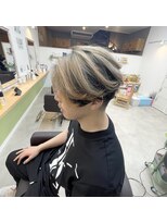 オリビアヘアー(OLIVIA HAIR) アンブレラ×ハイトーンクールベージュ