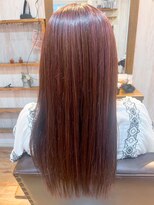 カミビトグロウ(kamibito glow)&nbsp;20代30代40代髪質改善カラーピンクブラウン艶感ストレート