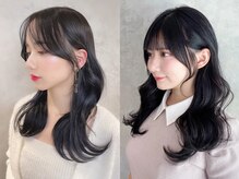 横顔が盛れる☆小顔効果を狙うなら【顔周りカット】[ブリーチ/ダブルカラー/インナーカラー/藤沢駅]