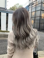 小森谷シアーカラーエアリーロングカール美髪バレイヤージュg128