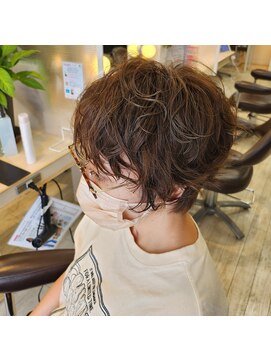 クレア(CREA) ショート×ドレープパーマ