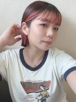 ベルバイヘアスイッチ(by hairswitch)&nbsp;チェリーレッド/フェイスフレイミング/切りっぱなしボブ