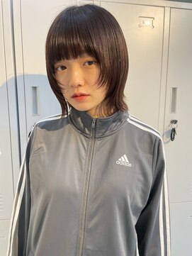 メゾンアクア 表参道(Maison ACQUA) ◎ショートレイヤーボブウルフ縮毛矯正10代20代30代