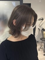 GBG 自由が丘 くびれショートボブ40代50代グレイカラー白髪染め白髪ぼかし