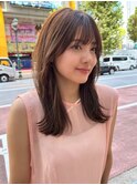 髪質改善＊顔回りレイヤーフェミニンロング＊美髪【Zina熊本】
