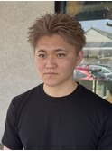ハイトーンベージュ/スパイキーショート/ホワイトベージュ