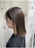 福岡天神/20代30代/カットカラー/前髪カット/オリーブ/顔周り