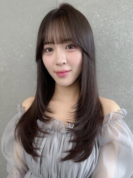 ロンド エスポワール 錦糸町(Lond espoir) i■ミニウルフレイヤーカット顔周りカット前髪カット韓国ロングi