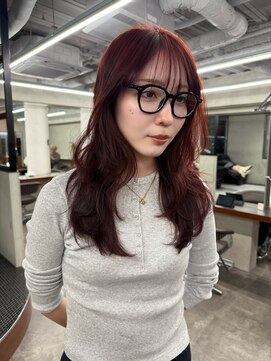 ニコ トウキョウ 渋谷(nico TOKYO) ボブレイヤーカット顔周りレイヤーウルフハッシュカット韓国