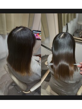 ボクノ 4号店(bokuno) 髪質改善矯正の仕上がり