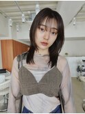 暗めカラー/韓国風巻き/レイヤーカット/髪質改善/縮毛矯正/銀座