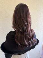 エルサフィロ キタハマ(el zafiro kitahama)&nbsp;20×30×40代×透明感×艶感×髪質改善×ピンク×ボルドー