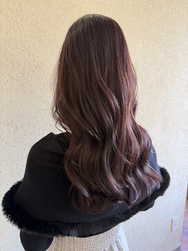 エルサフィロ キタハマ(el zafiro kitahama) 20×30×40代×透明感×艶感×髪質改善×ピンク×ボルドー