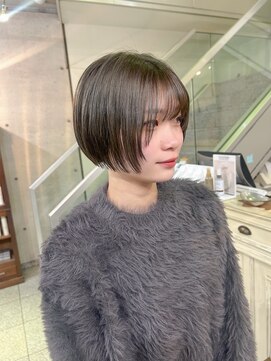 ヘアーデザイン アルエ(HAIR×design ARUE) オリーブベージュ / ショートボブ