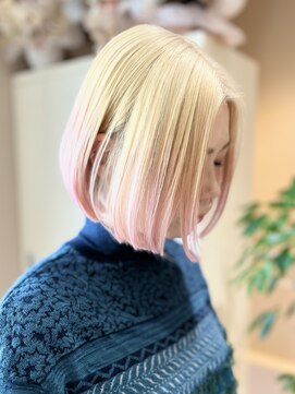 エミューバイメルシー(emmu by MERCI) ミルクティーピンクグラデーション