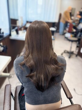 コビーバイジーナ 梅田茶屋町(Coby by Zina) ブリーチなしベージュ髪質改善カラー【Ccby by Zina梅田】