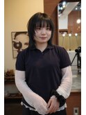 髪質改善トリートメントインナーカラー顔まわりレイヤーカット