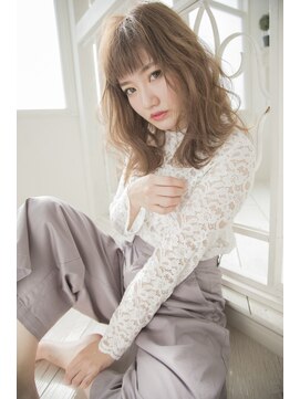 シャイン ヘア ブレンド 二子玉川(Shine hair blend) 【二子玉川】丸みショート無造作カールボブディイルミナカラー53