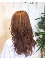 ロッコ 深谷店(ROCCO)&nbsp;ハイライト＆N.カラー＊orange