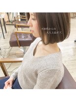 ジュール(Jule)&nbsp;森口が創る◎ボブ特集30代40代50代◆小顔理論リアルお客様c