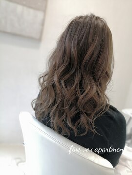 ファイブボックスヘアー 広島(five vox hair) カーキグレージュfive vox apartment