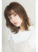 ハネ系毛先パーマウエーブ