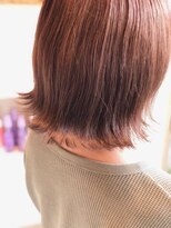 スーパーカット 元町店(SUPER CUT)&nbsp;秋カラー　ピンクバイオレット　暖色系　外ハネ　ボブ