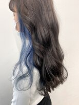 アライブ キチジョウジ(ALIVE Kichijoji)&nbsp;ダークグレー×ネイビーブルー/イヤリングカラー/インナーカラー