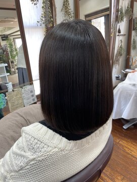 美容室 メザミー MESAMIES 20代30代40代50代大人可愛いストレート【髪質改善/松本】