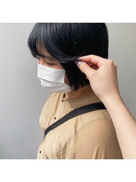 ミント(mint) 【miyu】ブリーチベース!周りと被らないスモーキーなグレー