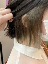 キューズ クラブ(cuz KLUB)&nbsp;【cuzKLUB】インナーカラー×シアーベージュボブ【池袋】