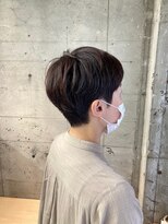 オッソ(OSSO)&nbsp;マッシュショート_Aラインボブマロンベージュ