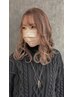 前髪パーマ＋前髪カット＋クオリアトリートメント￥5600→￥4400